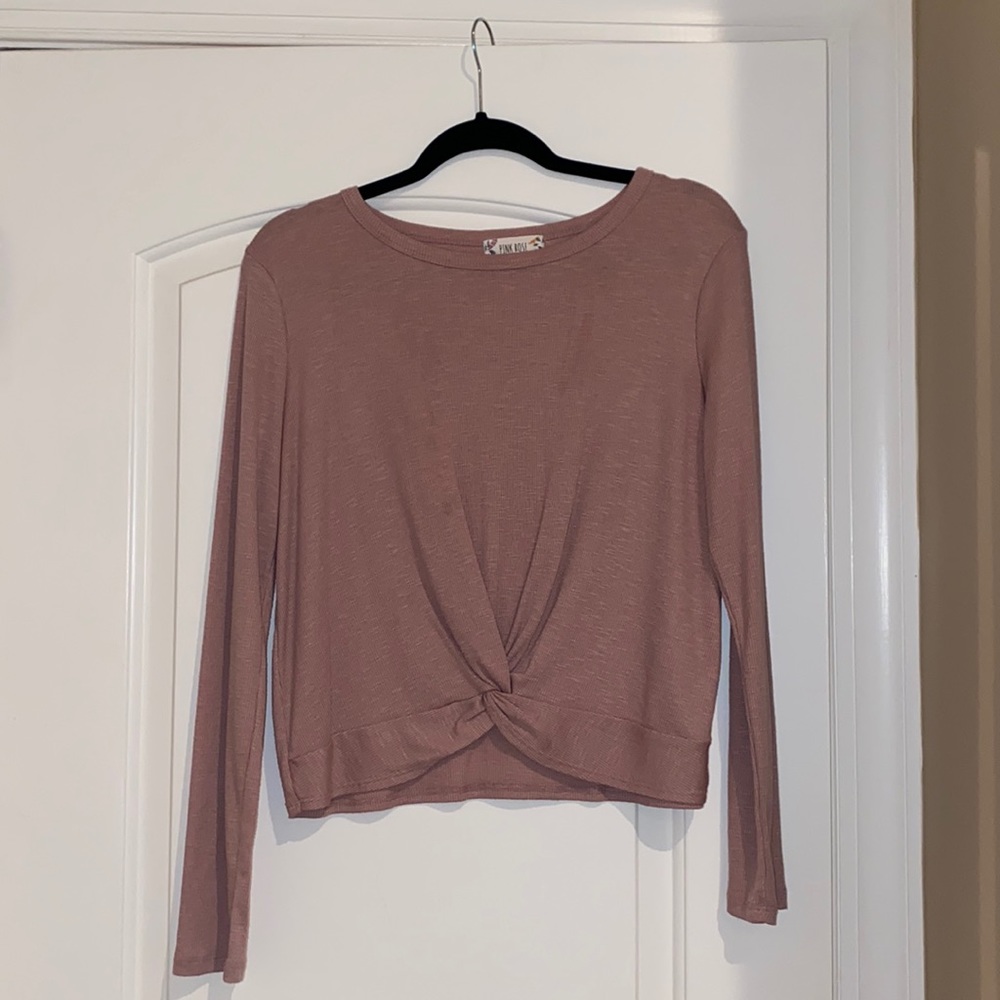 Rose long sleeve top